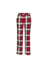 Lascana , Damen , Pyjamahose mit großem Karo-Druck , Rot , N-Gr , 36/38 -N-Gr , 36/38 , Festliche Pyjamahose mit Karodruck