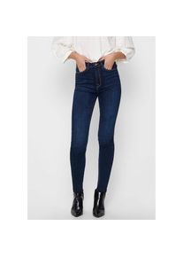 Only , Skinny-fit-Jeans »ONLPAOLA HW SK DNM AZGZ878« , dark blue denim , Länge 30 , XL (42) -Länge 30 , XL (42) , Skinny-fit-Jeans mit High Waist...