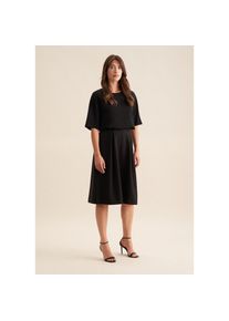 Seidensticker, Damen, Midirock &raquo;Schwarze Rose&laquo;, schwarz, 42, schwarz, Passform: Regular