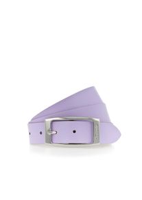 Tamaris, Damen, Lederg&uuml;rtel mit gl&auml;nzender Schlie&szlig;e in tollen Basic-Farben, flieder, flieder, Klassischer Damenlederg&uuml;rtel von Tamaris