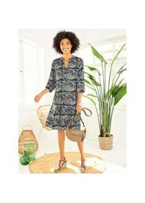 Heine , Damen , Sommerkleid »Druck-Kleid« , schilf-jade-bedruckt , Normalgrößen , 50 -Normalgrößen , 50 , gewebte Qualität