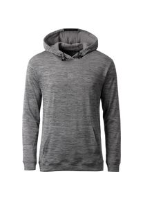 LPO, Damen, Kapuzenshirt &raquo;Herren-Funktions-Kapuzenshirt-Niles&laquo;, asphalt melange, XL, asphalt melange, W&auml;rmende Innenseite f&uuml;r maximalen Komfort