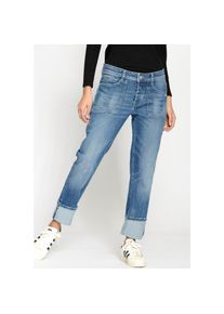 Gang, Damen, Boyfriend-Jeans &raquo;94NICA WORKER&laquo; cooler, androgyner Look, mid blue, N-Gr, 27 -N-Gr, mid blue, Boyfriend Fit Hose von Gang mit mittlerer 