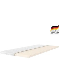 my home , Topper »Sandy, Topper 90x200 cm,180x200 cm«, (1 St.), Matratze, Boxspringbett, Allergiker geeignet (Hausstauballergiker) , weiß , 2