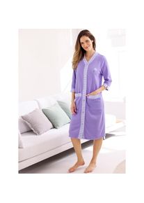 feel good , Damenbademantel , lavendel , 80% Baumwolle, 20% Polyester , 48/50