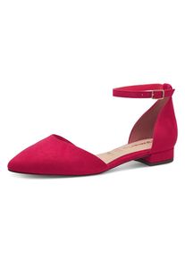 Tamaris , Riemchenballerina, Blockabsatz, Sandalette, Abendschuh mit verstellbarem Riemchen , pink , 40 , 40 , Klassischer Ballerina für elegante...
