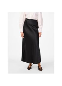 Y.A.S, Damen, Maxirock &raquo;YASPELLA HW MAXI SKIRT S. NOOS&laquo;, Black, S (36), Black, Langer Satinrock YASPELLA von YAS