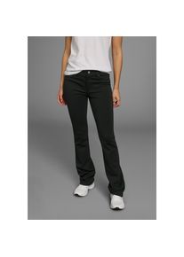Laura Scott, Damen, Bootcuthose aus Jersey-Qualit&auml;t, schwarz, N-Gr, 36 -N-Gr, schwarz, Die ausgestellte Bootcut, auch in K+L Gr&ouml;&szlig;en