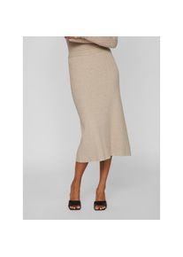 Vila, Damen, Strickrock &raquo;VICOMFY A-LINE KNIT SKIRT- NOOS&laquo;, Natural Melange, XS (34), Natural Melange, Klassischer Strickrock von Vila