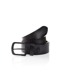 MONTI, Herren, Lederg&uuml;rtel &raquo;DALLAS&laquo; mit starkem Kontrast, Schwarz, Schwarz, Herrenlederg&uuml;rtel von MONTI