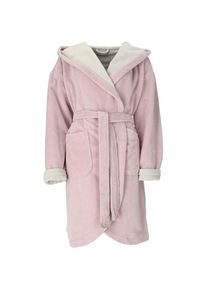 Vossen , Damenbademantel »Runa, ideal für Sauna & Spa, Hotelbademantel, Morgenmantel« , sea lavender/ivory , Obermaterial: 45% Polyester, 35%...