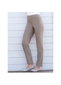 Stehmann , Damen , Dehnbund-Hose , taupe , Kurzgrößen , 19 -Kurzgrößen , 19 , Viskose, Polyamid, Elasthan