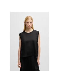 BOSS Orange , Klassische Bluse »Ieaska Premium Damenmode«, Satin Qualität , Black 001 , 40 , 40 , Bluse von BOSS Orange Womenswear