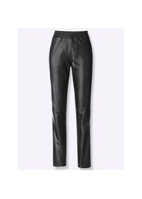 Inspirationen , Lederhose , schwarz , Kurzgrößen , 25 -Kurzgrößen , 25 , reines Lammnappa-Leder