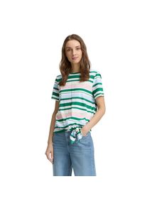 Tom Tailor Denim , T-Shirt, mit Minimalprint und seitlichem Knoten , multicolor , XL (42) , XL (42) , T-Shirt von Tom Tailor Denim