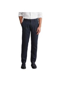 Marc O'Polo Marc O'Polo, Herren, Leinenhose &raquo;Osby jogger pleats&laquo;, dark navy, L&auml;nge 32, 32 -L&auml;nge 32, dark navy, Chionhose von Marc O'Polo