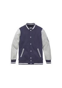 Kangaroos , Sweatjacke »im Collegestyle«, Collegejacke , marine-grau , 176/182 , 176/182 , Sweatjacke von Kangaroos für Jungen