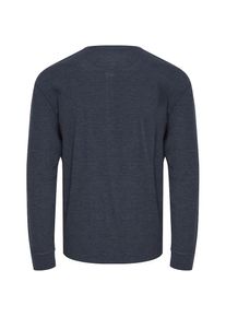 Blend, Herren, Langarmshirt &raquo;BHNOBLE&laquo;, Dress Blues, S, Dress Blues, Langarmshirt mit modischem Washed-Look