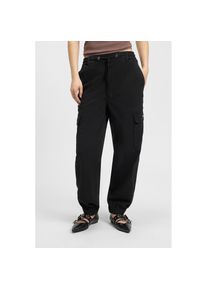 HUGO Blue, Damen, Cargohose &raquo;Hisune&laquo; mit Tunnelzug, Black 001, N-Gr, 42 -N-Gr, Black 001, Hose von HUGO Blue Womenswear