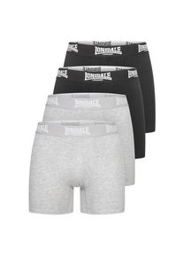 Lonsdale , Boxershorts , black/marl g , S , S , Boxershorts von Lonsdale