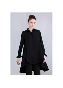 Imperial , Klassische Bluse »IMP-C ED3BEW«, fliessende Vokohila Longbluse , nero 1900 , S (36) , S (36) , Weite Bluse "IMP- C ED3BEW" von...