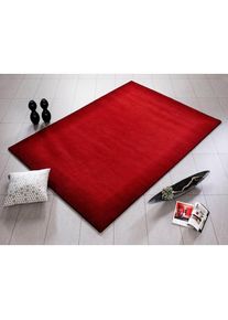 OCI DIE TEPPICHMARKE, Wollteppich &raquo;Vinciano Tami&laquo; rechteckig 8 mm H&ouml;he reine Wolle, handgekn&uuml;pft, Wohnzimmer, dunkelrot, Wolle, B : 200 cm 1 Stk. -8 