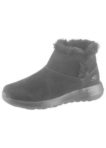 Skechers , Damen , Winterboots »On the Go Joy - Bundle Up« Snowboots mit Fellimitat-Besatz , schwarz , 38 , 38 , Winterboots zum Schlupfen