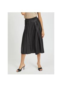 Vila , Plisseerock »VINITBAN SKIRT - NOOS« , Black , M (38) , M (38) , Langer Rock von Vila
