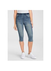 Arizona , Caprijeans »Ultra-Stretch«, extra-eng geschnittene Beinform, hoher Bund, in Capri-Länge , blue used , N-Gr , 38 -N-Gr , 38 , Extra-eng...