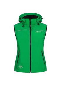 DEPROC Active, Damen, Funktionsweste &raquo;NIGEL PEAK VEST&laquo;, gr&uuml;n, 40 (M), gr&uuml;n, D3-Tex Membran winddicht, wasserabweisend, atmungsaktiv