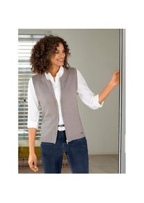 Casual Looks , Damen , Strickweste , taupe-meliert , 50 , 50 , mit 50% Baumwolle