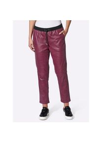 Heine, Damen, Lederhose, bordeaux, Normalgr&ouml;&szlig;en, 38 -Normalgr&ouml;&szlig;en, bordeaux, Normale Leibh&ouml;he