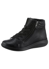 Jomos , Winterstiefelette »Allegra«, Schnürboots, Winterboots, Stiefelette mit Warmfutter, extraweit , schwarz , 42 , 42 , Komfortabler High-Top...