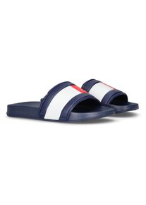 Tommy Hilfiger , Badepantolette, Pool Slides, Pantolette, Sandale zum Baden , blau , 36 , 36 , Badepantolette von Tommy Hilfiger
