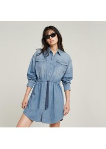 G-Star Raw G-STAR , Jeanskleid »Relaxed Drawcord Denim Dress«, mit Taschen in der Seitennaht , faded thames , N-Gr , XXL -N-Gr , XXL , Denim Dress von G-STAR
