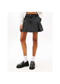 Tommy Jeans, Damen, Minirock &raquo;TJW CANVAS MINI PLEATED SKIRT&laquo;, Black, 25, Black, Kurzer Rock von Tommy Jeans