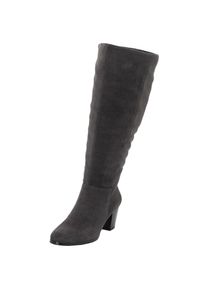 sheego , Weitschaftstiefel , grau , 37 , 37