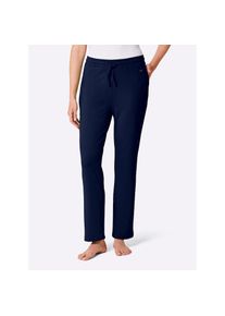 feel good , Damen , Dehnbund-Hose , marine , Normalgrößen , 36/38 -Normalgrößen , 36/38 , Sweatware
