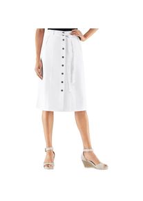 Casual Looks , Damen , Jeansrock , weiß , 22 , 22 , Rock in Jeans-Optik