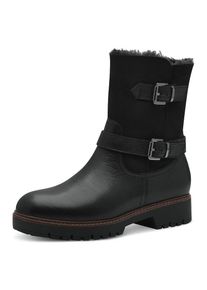 Tamaris , Winterstiefelette, Blockabsatz, Winterboots mit Touch IT-Ausstattung , schwarz , 37 , 37 , Reißverschluss-Stiefelette mit zwei...