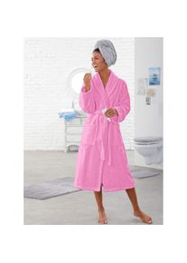 Plantier , Bademantel , pink , 50% Baumwolle, 50% Polyester , 36/38