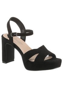 Aniston SHOES , High-Heel-Sandalette, Sommerschuh, Abendsandale, Plateau - NEUE KOLLEKTION , schwarz , 38 , 38 , Sommerliche Sandalette aus der...