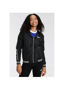 Lonsdale, Damen, Blouson &raquo;MERIDEN&laquo; mit Kapuze, schwarz, XS, schwarz, Sportlicher Stil: ideal f&uuml;r Freizeit und Casual-Friday im B&uuml;ro