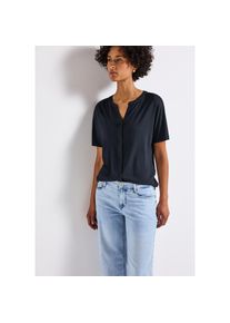 Street One , T-Shirt im Tunika-Look , deepwater blue , 40 , 40 , Shirt im Tunika-Look von Street One