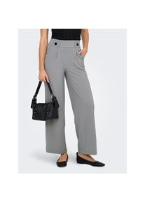 Jacqueline de Yong JDY , Damen , Jerseyhose »GEGGO NEW LONG PANT JRS NOOS« mit dekorativem Riegel vorne am Bund , Formal Gray Detail:BLACK BUTTONS , Länge 32 , M (38)...