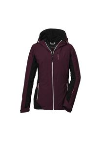 Killtec , Outdoorjacke »KOW 104 WMN JCKT« , pflaume , 46 , 46 , gefütterte Funktionsjacke in Colourblock Design