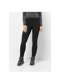 Jack Wolfskin, Damen, Trekkinghose &raquo;KAMMWEG TIGHTS W&laquo;, black, Normalgr&ouml;&szlig;en, M (38/40) -Normalgr&ouml;&szlig;en, black, Elastische, enganliegende Hose