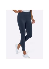 Classic Basics , Damen , Leggings , marine , Normalgrößen , 50 -Normalgrößen , 50 , Baumwolle, Elasthan