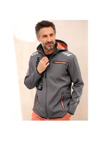 Catamaran, Damen, Softshelljacke mit Kapuze, anthrazit, anthrazit, wind- und wasserabweisend