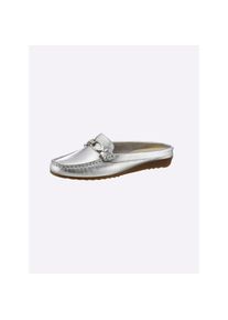 Casual Looks , Damen , Slipper , silberfarben , 37 , 37 , Weite F